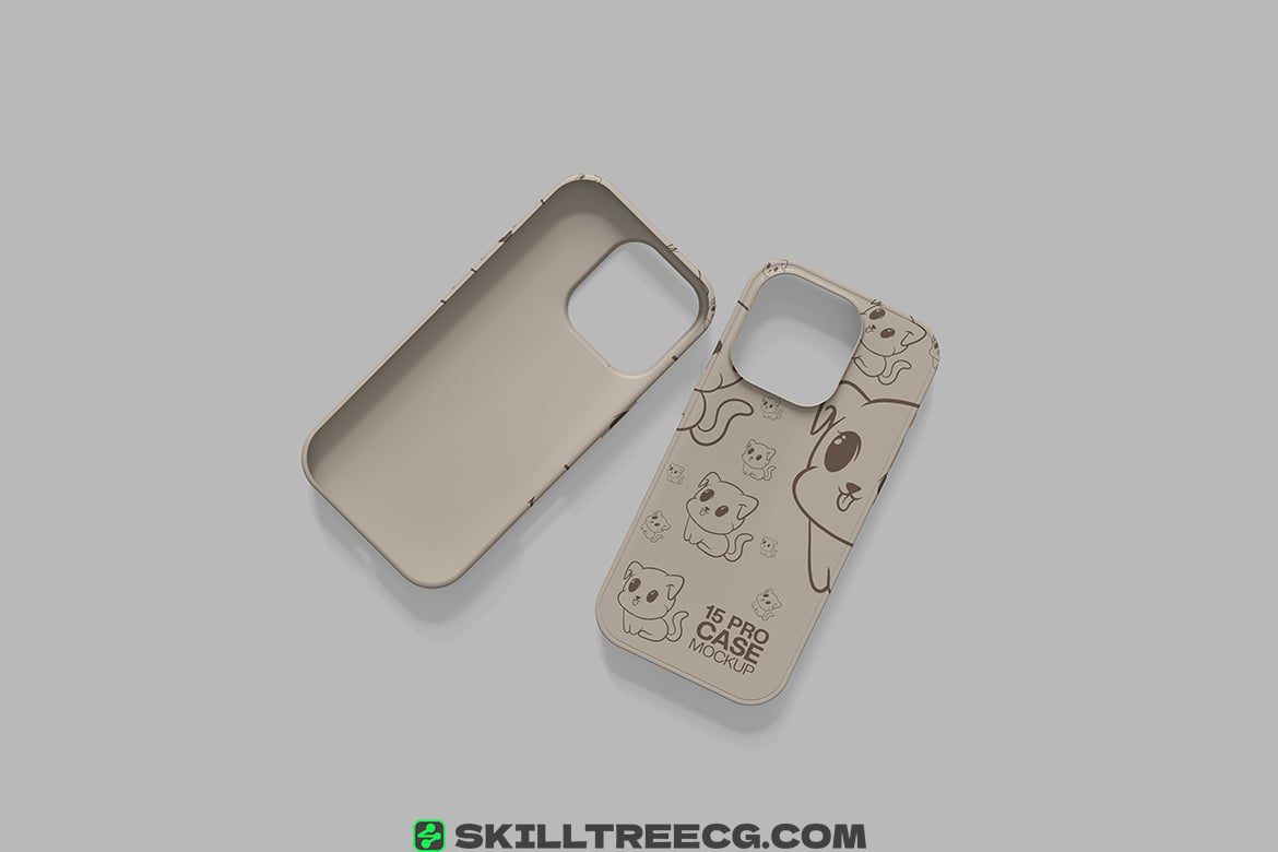 图片[2]-Smartphone Case Mockup（405135）-技能树